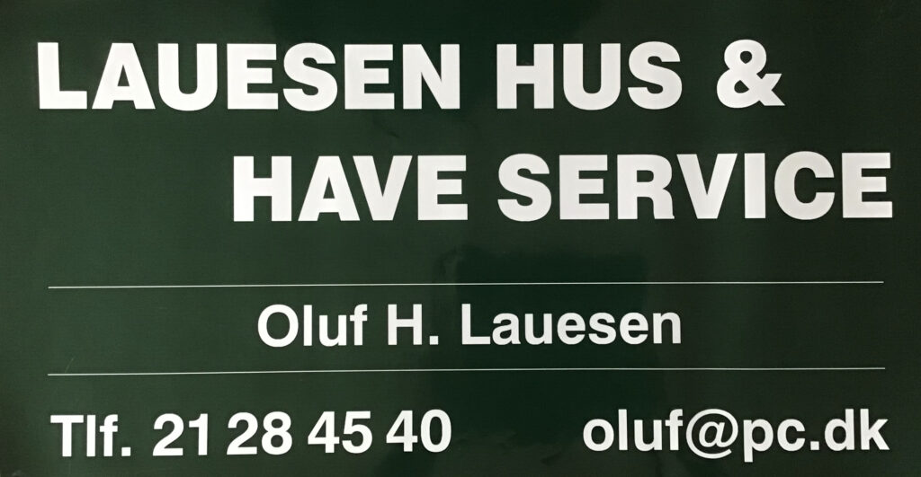 Lauesen hus & have service logo